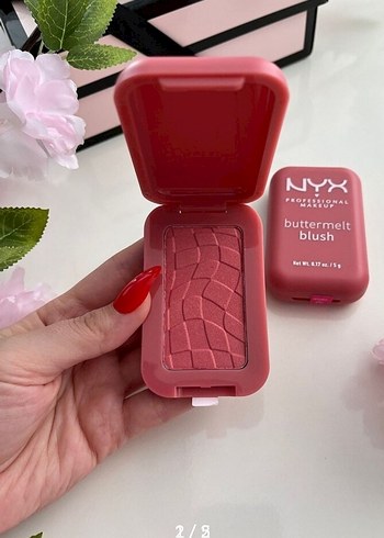 NYX NYX Buttermelt Allık - Canlı Pembe Tonlar