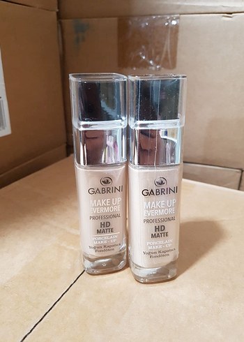 Gabrini HD Matte Fondöten Açık Bej 01 02