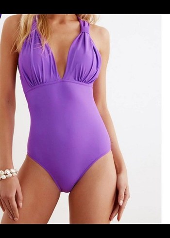 Mor Strappy Kadın Mayo