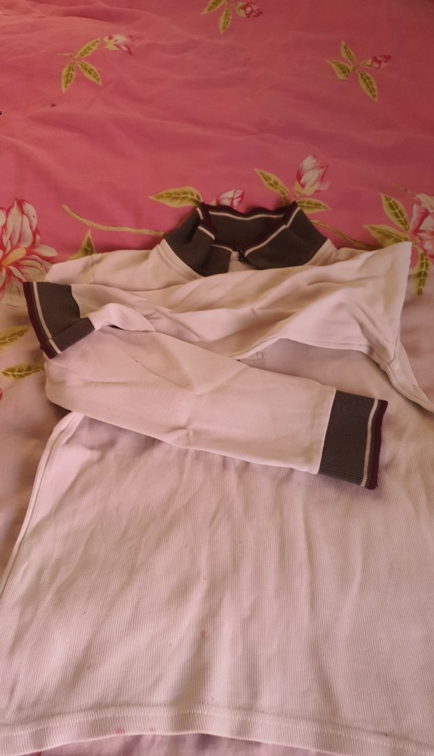 Kız Çocuk Beyaz Uzun Kollu Yaka Detaylı Gömlek - Görsel 4