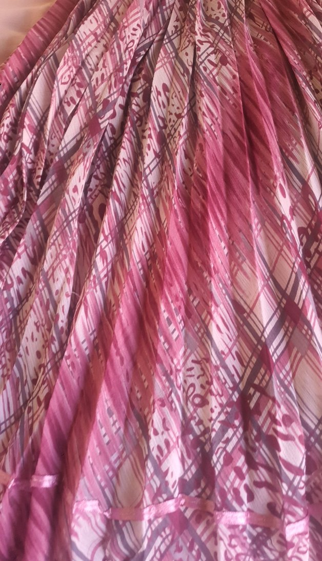 Pembe Pilili Straplez Bohem Uzun Kadın Elbise - Görsel 3