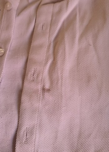Düğmeli Kısa Kollu Kadın Keten Gömlek - Görsel 6