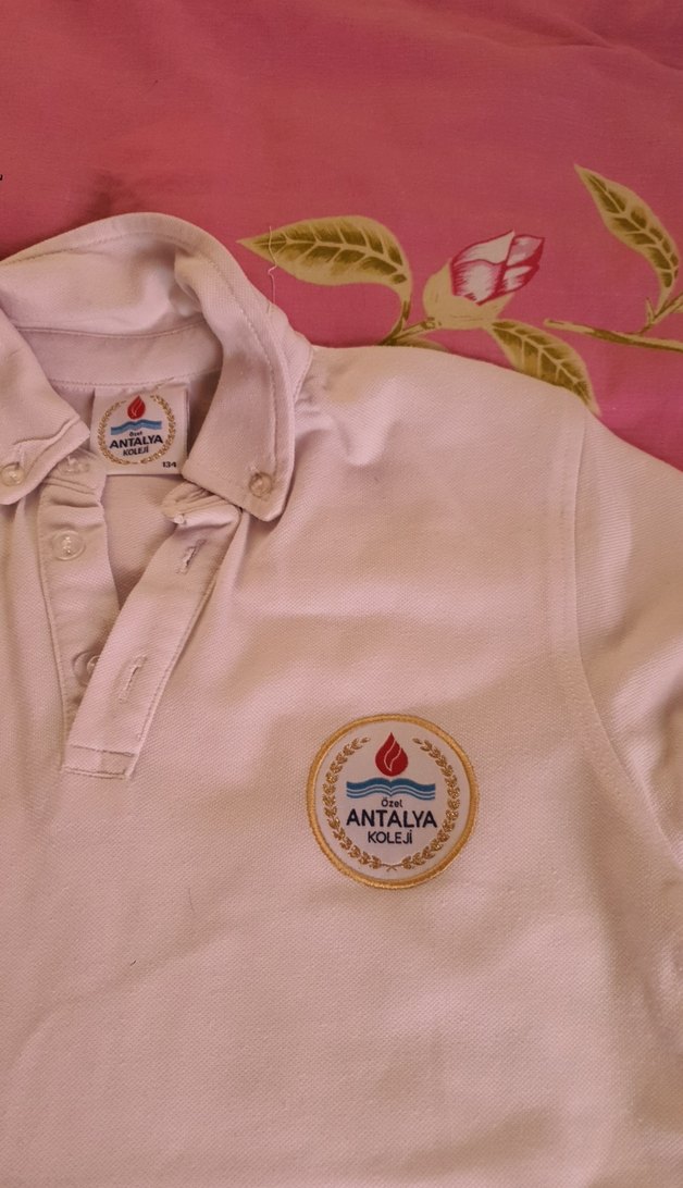 Düğmeli Beyaz Erkek Polo Tişört - Görsel 5