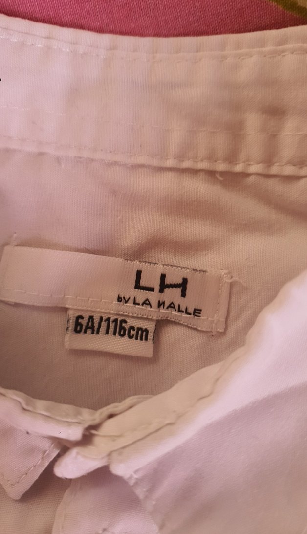 Düğmeli Beyaz Erkek Çocuk Gömlek - Görsel 3