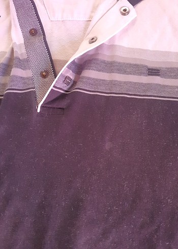 Düğmeli Kahverengi Erkek Polo Tişört - Görsel 3