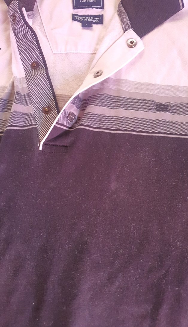 Düğmeli Kahverengi Erkek Polo Tişört - Görsel 3