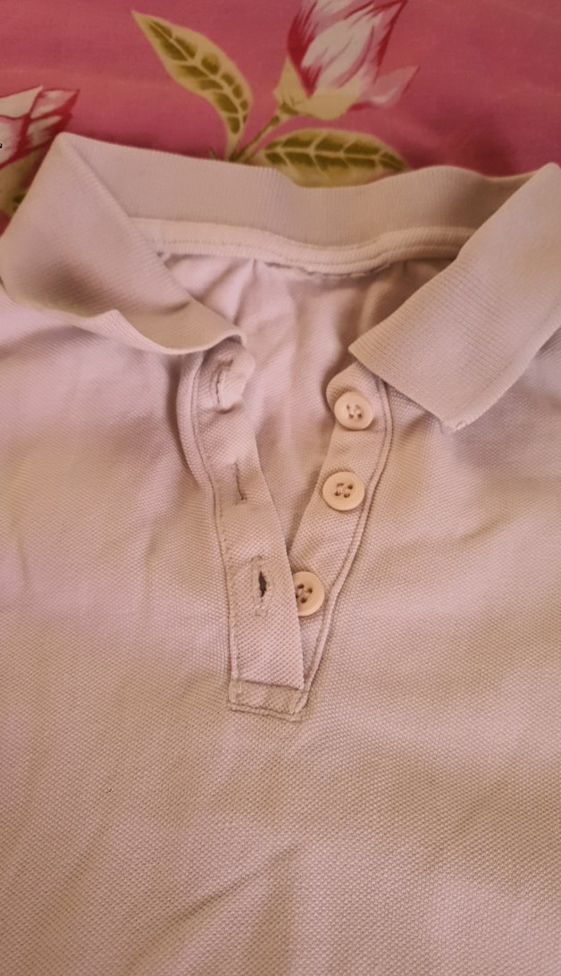 Kızlar için beyaz, düğmeli, uzun kollu gömlek - Görsel 4