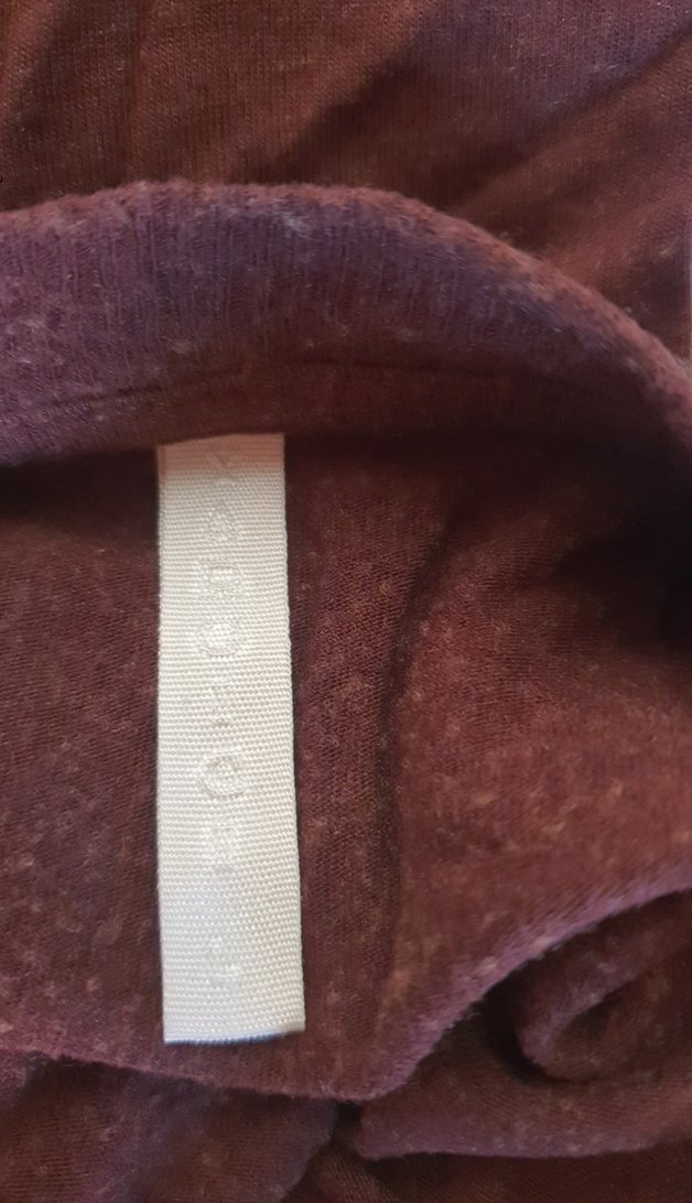 Bordo V Yakalı Salaş Hamile Tunik - Görsel 4