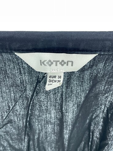 38 Beden siyah Renk Koton Gömlek %70 İndirimli.