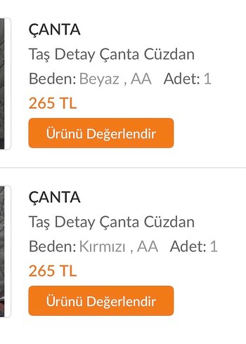 Taş Detaylı Çanta Cüzdan Beyaz ve Kırmızı
