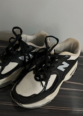 New balance 990v Beyaz Siyah Platform Topuklu Kadın Spor Ayakkab - Görsel 2