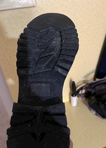 Siyah Deri Gotik Stiletto Topuklu Botlar - Görsel 5