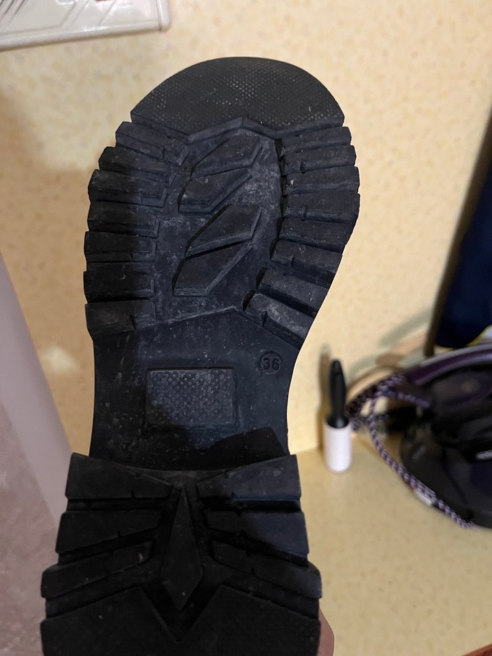 Siyah Deri Gotik Stiletto Topuklu Botlar - Görsel 5