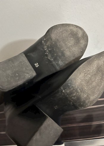 Kovboy siyah deri çizme - Görsel 4