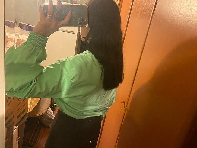 m Beden Crop ceket