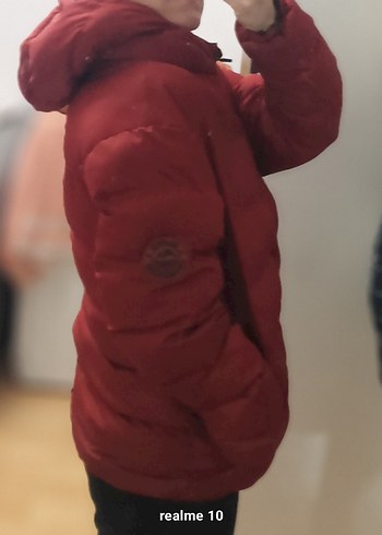 Erkek Çocuk Kırmızı Fermuarlı Kaban - Görsel 5