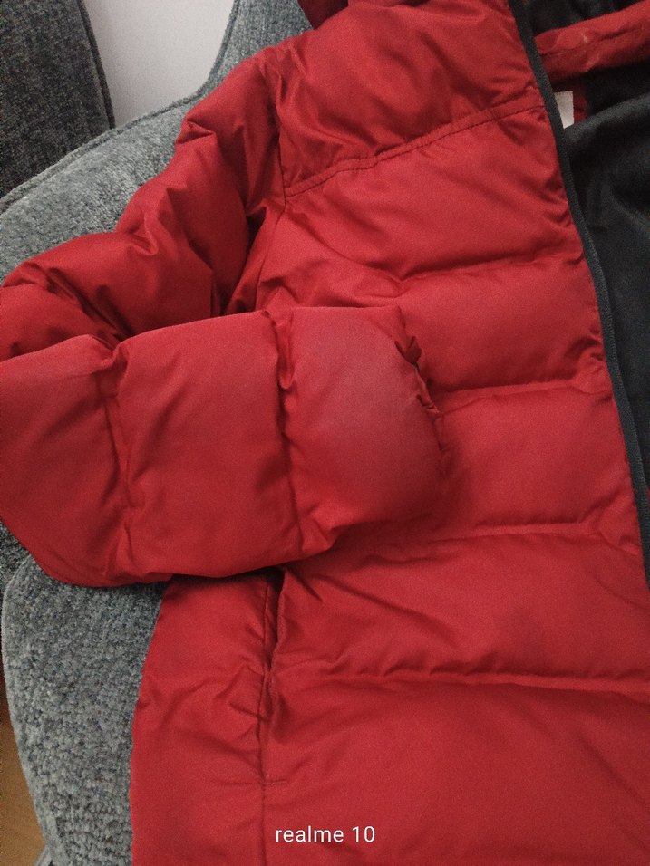 Erkek Çocuk Kırmızı Fermuarlı Kaban - Görsel 4