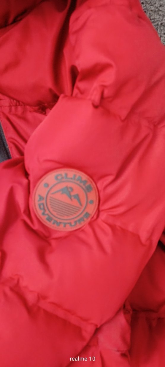 Erkek Çocuk Kırmızı Fermuarlı Kaban - Görsel 2