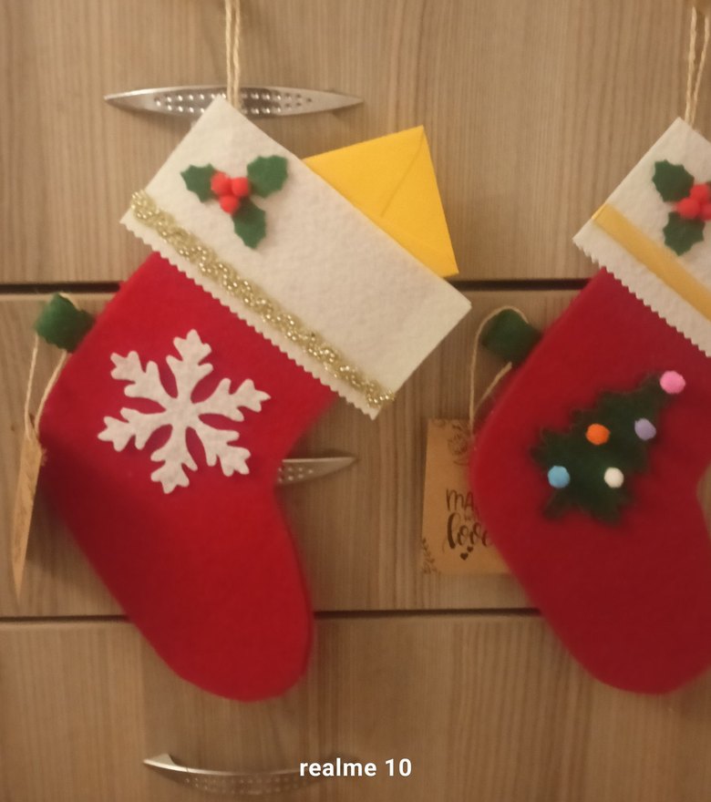 Renkli Yılbaşı Çorabı Süsleme - Görsel 4