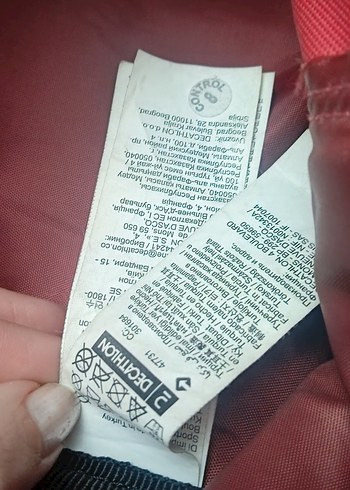 Kırmızı Fermuarlı spor Sırt Çantası - Görsel 4