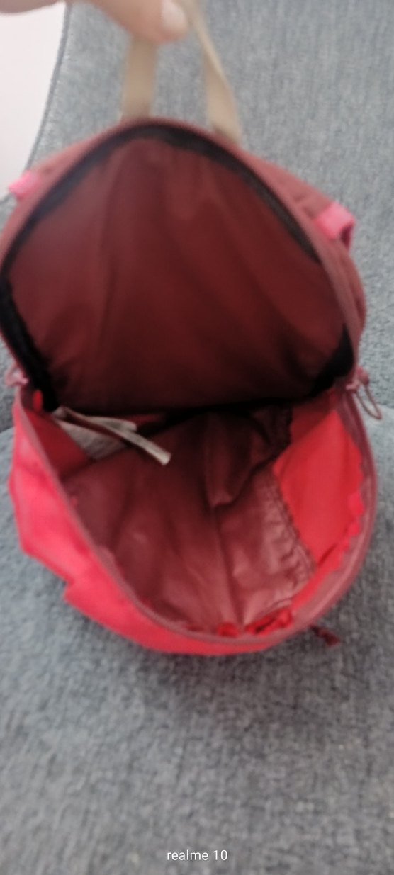 Kırmızı Fermuarlı spor Sırt Çantası - Görsel 3