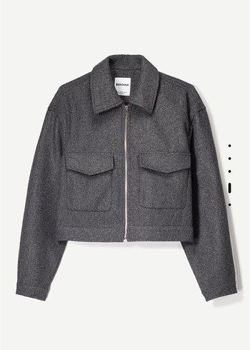 Bershka BERSHKA GRİ CEKET