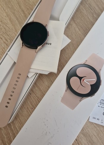Pembe Samsung galaxy Watch 4 Akıllı Saat - Görsel 2