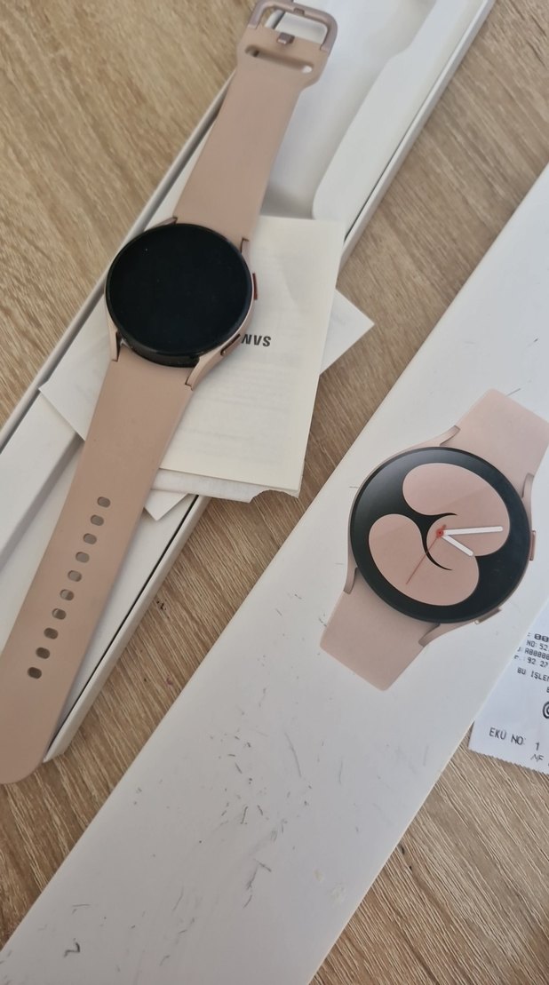 Pembe Samsung galaxy Watch 4 Akıllı Saat - Görsel 2