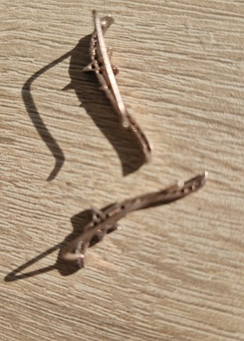 925 ayar gümüş Kadın küpesi - Görsel 8