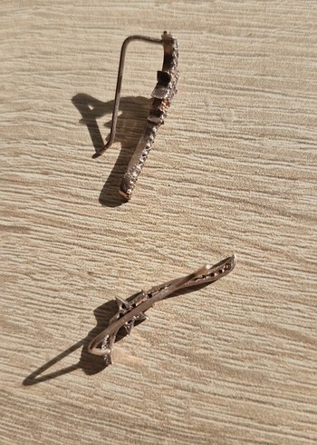 925 ayar gümüş Kadın küpesi - Görsel 9