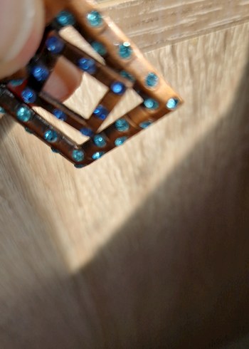 mavi tutkunları için mavi taşlı kolye ucu - Görsel 5