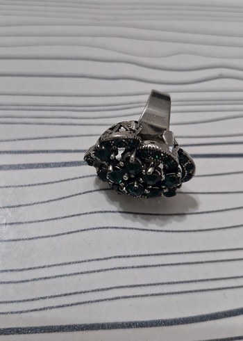 Zümrüt Yeşili Taşlı Ayarlanabilir Kadın yüzüğü - Görsel 6