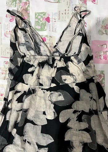 Bershka Askılı mini elbise
