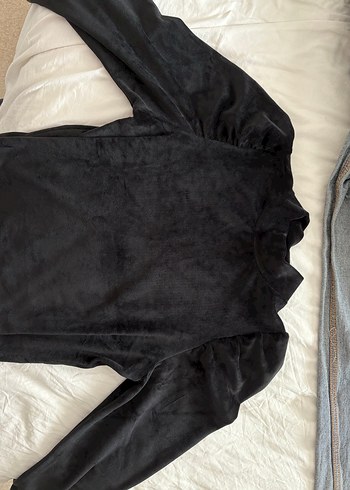 Siyah Kadife Üst - Görsel 2