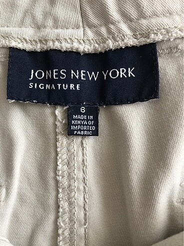 m Beden beyaz Renk Jones New York şort