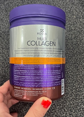 Rossa Multi Collagen Toz Takviye