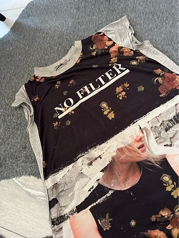 s Beden Bershka S beden kısa kollu üst