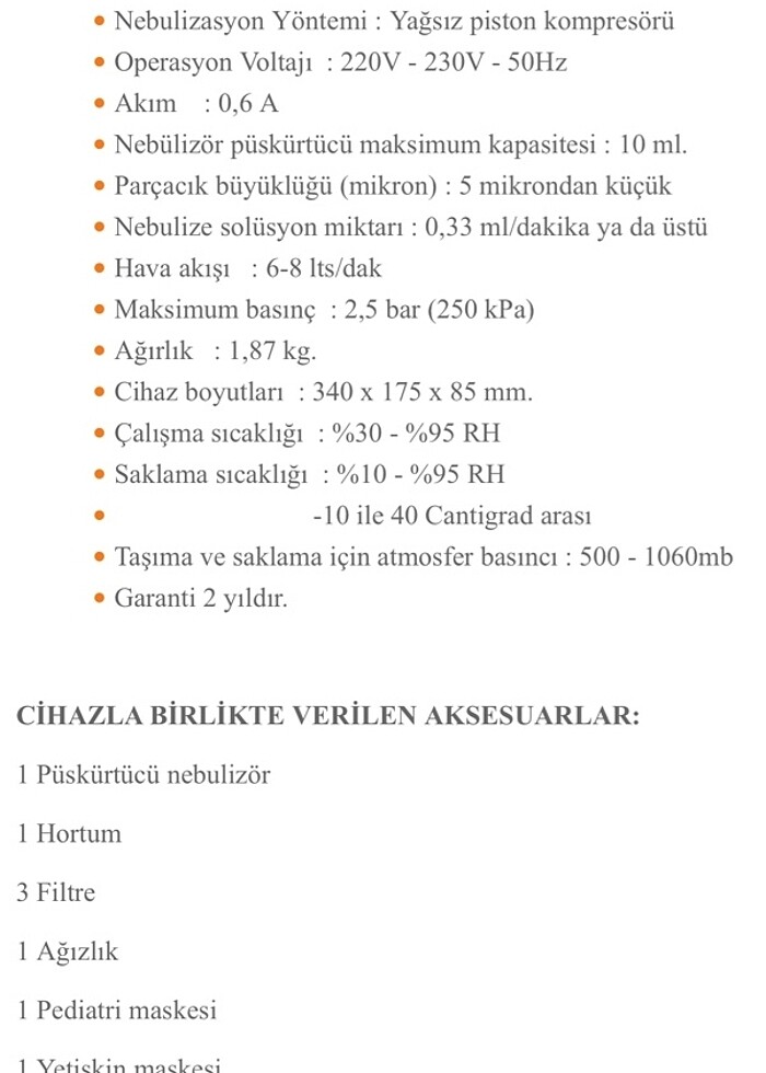 Nebulizatör yenidir sadece kapağı kırık çalışmasında hiç bir sor - Görsel 2