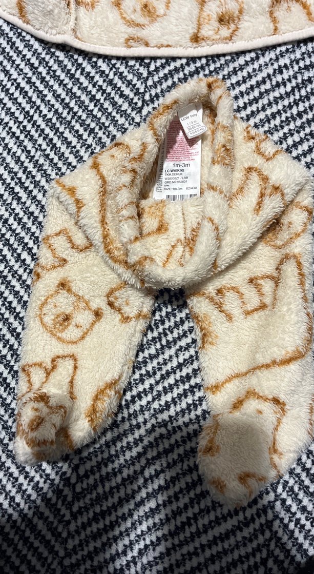 Kürklü Nakışlı  Bebek Tulumu - Görsel 3