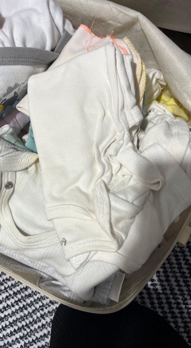 Bebek Pamuklu Düğmeli Body zıbın - Görsel 4