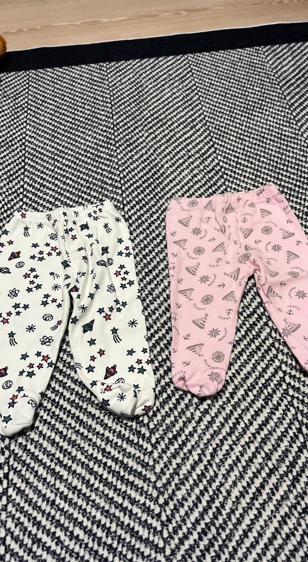 Kız Çocuk Renkli İşlemeli Taytlar Dantel Detaylı - Görsel 2