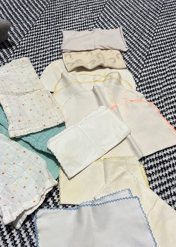 Pastel Renkli Çocuk ağız mendili - Görsel 3