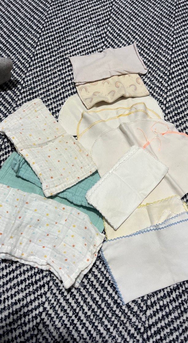 Pastel Renkli Çocuk ağız mendili - Görsel 2