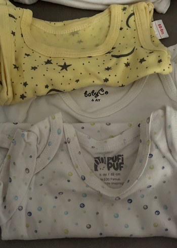 Sarı Baskılı Bebek Atlet - Görsel 2