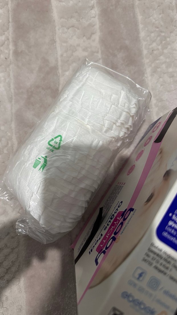 Baby Mom Beyaz Göğüs Pedi - Görsel 2