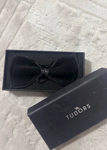 Siyah Desenli Erkek Papyon - Tudors - Görsel 2