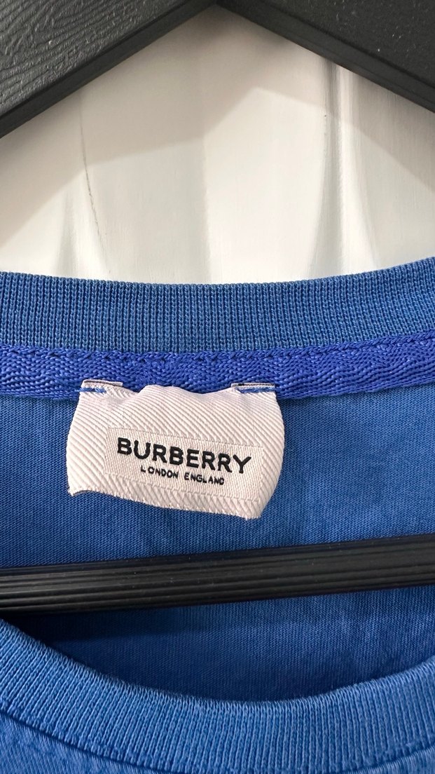 Mavi Erkek Oversize Tişört - Görsel 2