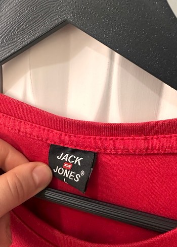 Kırmızı Baskılı Oversize erkek Tişört - Görsel 2