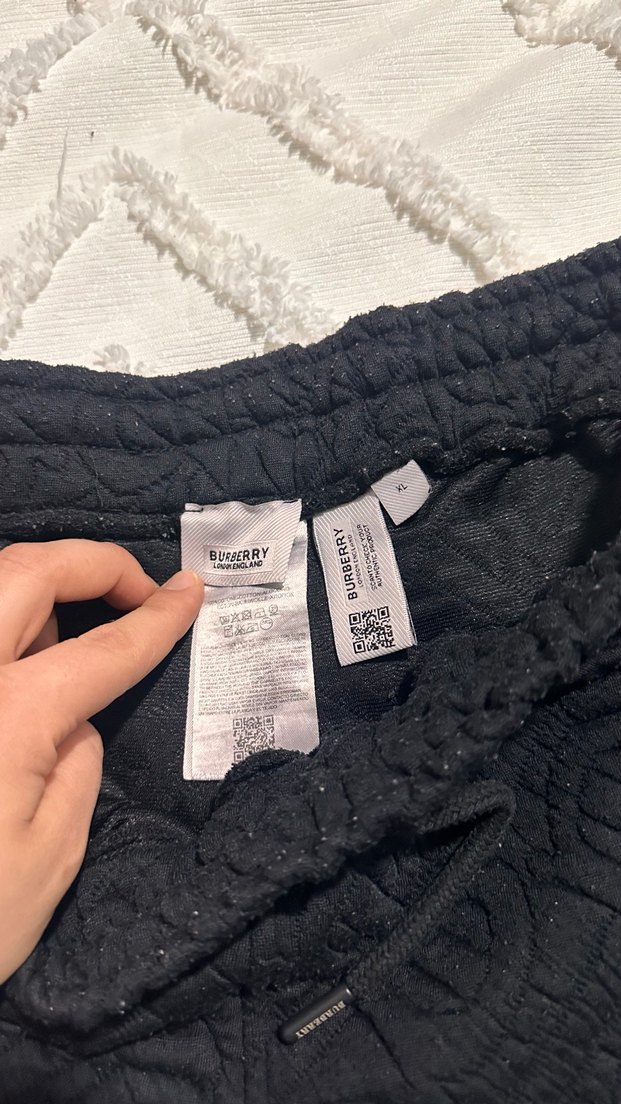 Örgü Desenli Siyah Erkek Şort - Görsel 2