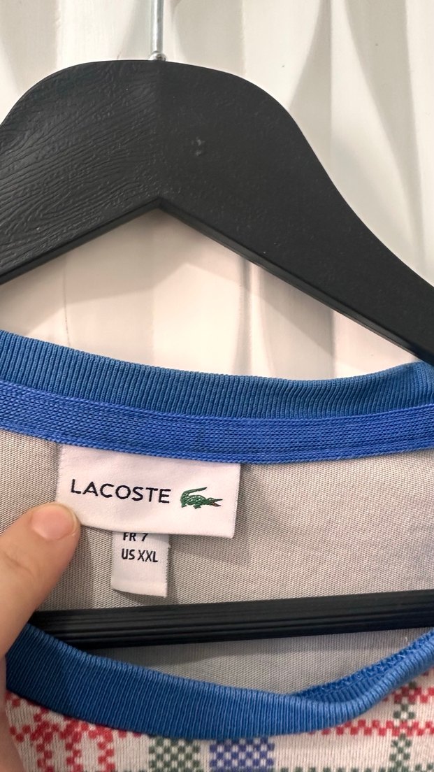 Ekose Desenli Mavi Erkek Tişört - Görsel 2